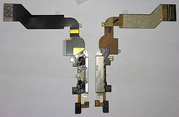 Шлейф заряджання iPhone 4s білий White (оригінальний)
