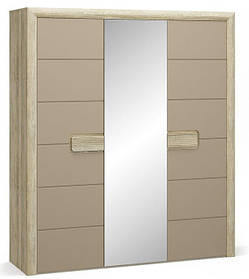 Шафа Флоренс 3Д 2141х1881х564мм секвоя + капучіно  Меблі-Сервіс