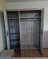 Шафа Флоренс 3Д 2141х1881х564мм секвоя + капучіно  Меблі-Сервіс, фото 5