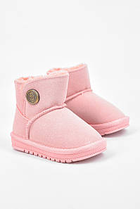 Уггі дитячі для дівчинки штучна замша рожевого кольору 196023P