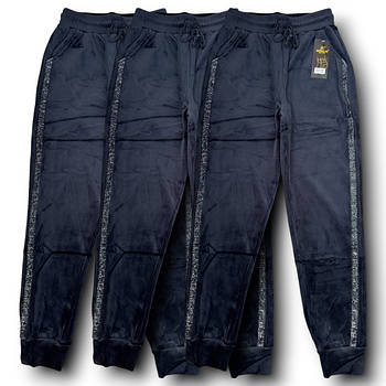 KENALIN 9152-6В джогери велюр на хутрі (2XL-3XL, 3XL-4XL, 4XL-5XL, 5XL-6XL)