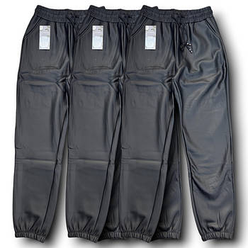 KENALIN 9131-1 джогери екошкіра на хутрі (XL-2XL, 2XL-3XL, 3XL-4XL, 4XL-5XL)