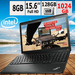 Ноутбук Lenovo ThinkPad edge E540 8Gb/ 128GB + 1024Gb i7-4702MQ 15.6" (Відеокарта Nvidia GeForce 740M 2GB ), фото 1