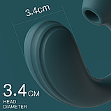 Вібратор кліторальний із вакуумом для жінок, Вагінальний стимулятор клітора, Інтимні іграшки, фото 3