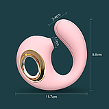 Вібратор кліторальний із вакуумом для жінок, Вагінальний стимулятор клітора, Інтимні іграшки, фото 2