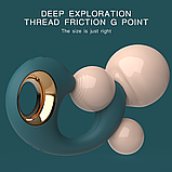 Вібратор кліторальний із вакуумом для жінок, Вагінальний стимулятор клітора, Інтимні іграшки, фото 4