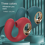 Вібратор кліторальний із вакуумом для жінок, Вагінальний стимулятор клітора, Інтимні іграшки, фото 10