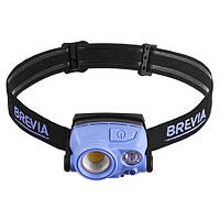 Ліхтар налобний Brevia 400Lm+200Lm, 3W+3W COB, 1200mAh, IP65, USB Type-C (14100WX1)