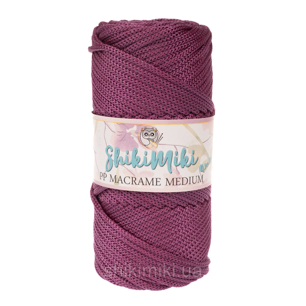Трикотажний шнур PP Macrame Medium, колір Орхідея, фото 1