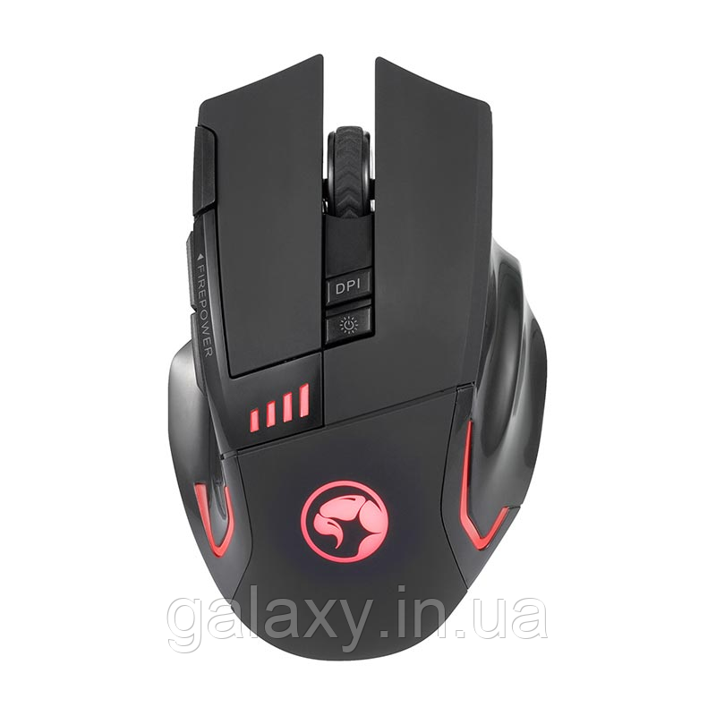 Миша ігрова MARVO бездротова для ПК ноутбука з підсвічуванням RGB Gaming M720W Black, фото 1