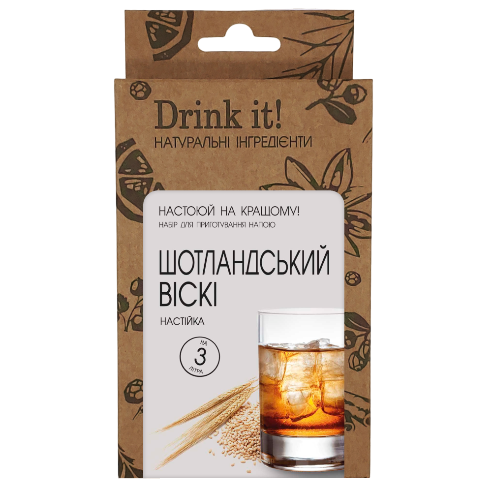 Набір для настоювання Drink it Шотландський віскі, фото 1