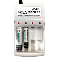 Зарядний пристрій Jiabao Digital Power JB-212 + 4 акумулятори AAA 2500 mAh 0130, фото 2