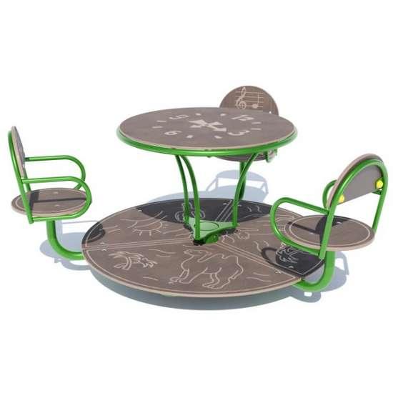 Качелі карусель з машини "Классік" на 3 людини, фото 1