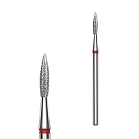 Фреза діамантова полум’я гостре червоне EXPERT діаметр 2,3 мм / робоча частина 8 мм
