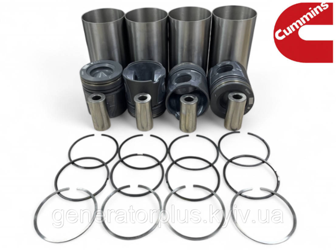 Поршнева група 1S10691000145 Cummins ISF 3.8  (підходить на генератори), фото 1