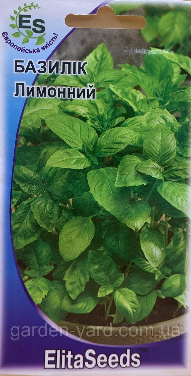 Насіння базилік Лимонний 0,2г.  ElitaSeeds