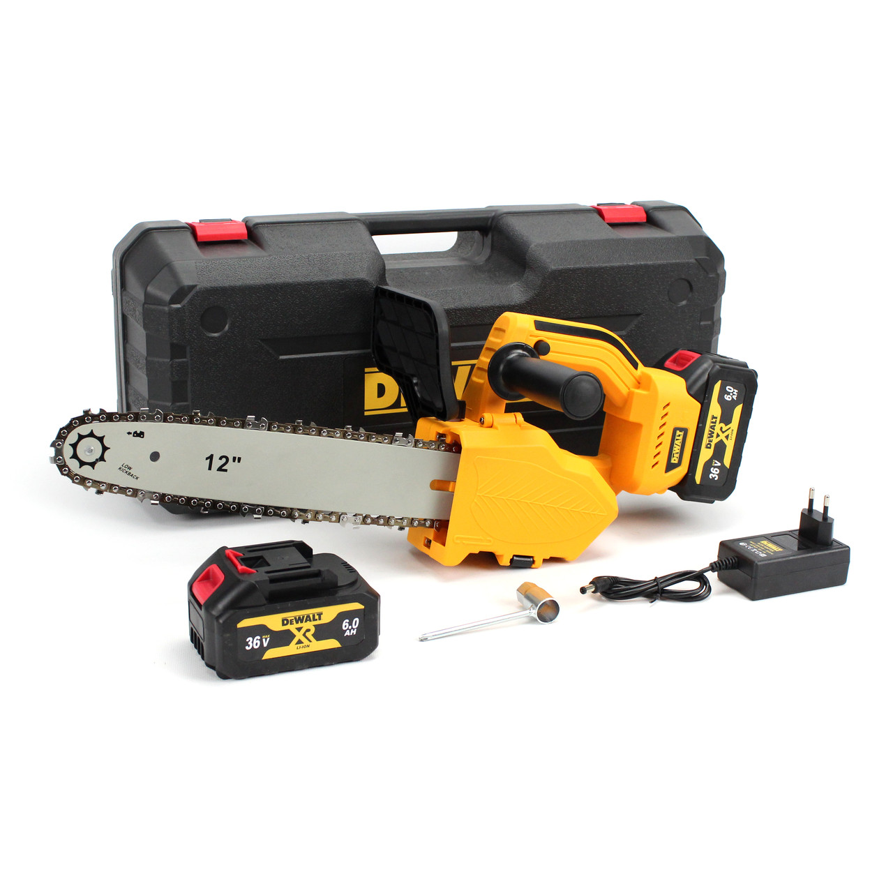 Гілкоріз акумуляторний DeWalt DCM122N 36V 6AH (12" 23(46)Рicco), фото 1