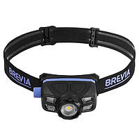 Ліхтар налобний Brevia 400Lm, 5W LED, Zoom, Sensor, 1400mAh IP65, USB Type-C (14150WZX1)
