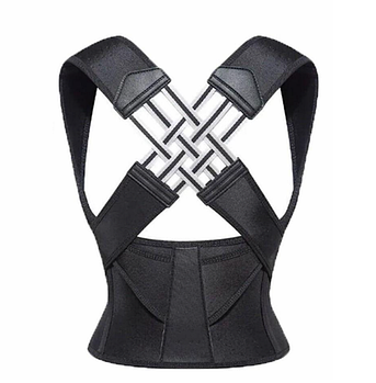 Коректор постави Real Doctors Posture Support Brace, Розмір S, Чорний (KG-12358)
