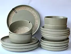 Сервіз Holmer Herb 16 предметів зелений