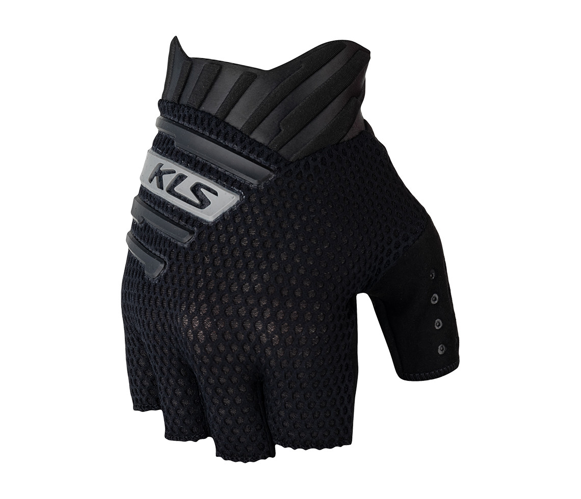 Рукавички з короткими пальцями KLS Cutout 022 чорний XS 8585053819790