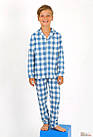 ОПТОМ Піжама в блакитну карту для хлопчика (122 см)  Vitmo 2125000864860, фото 2