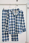 ОПТОМ Піжама в блакитну карту для хлопчика (122 см)  Vitmo 2125000864860, фото 4