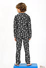 ОПТОМ Піжама чорна NYC для хлопчика (134 см.)  Vitmo 2125000864808, фото 2