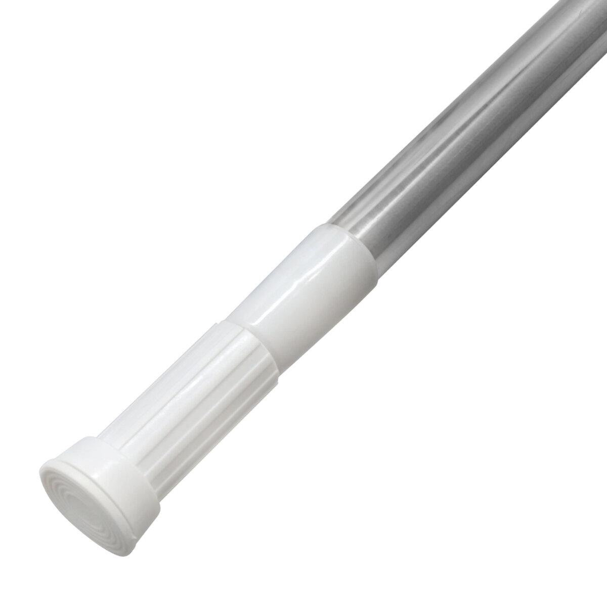 Карниз для шторки ванної кімнати Arino 70-120 d 22, нерж хром, фото 1