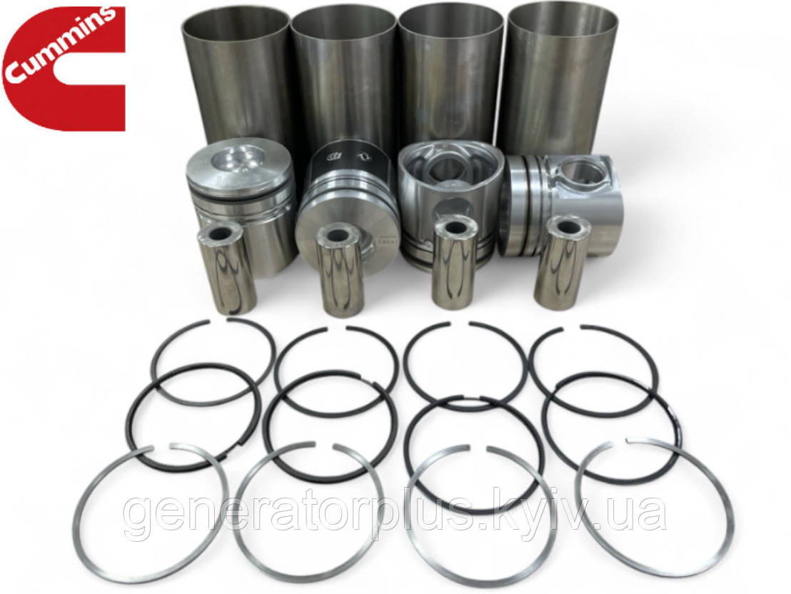 Поршнева група Cummins 4BT 3907156 3926631 3904166 (підходить на генератори), фото 1