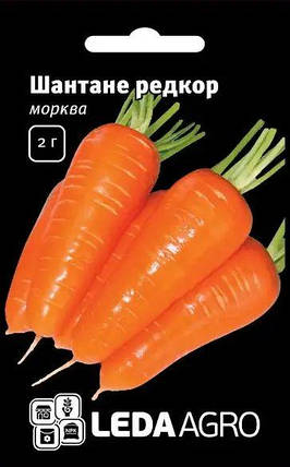 Насіння Морква Шантане Редкор 2г LEDAAGRO, фото 1