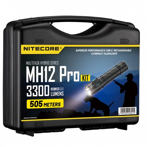 Набір для нічного полювання Nitecore MH12 PRO Hunting KIT у кейсі, фото 1