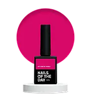 NailsOfTheDay Charm gel polish — яскравий малиново-рожевий гель-лак для нігтів, 10 мл