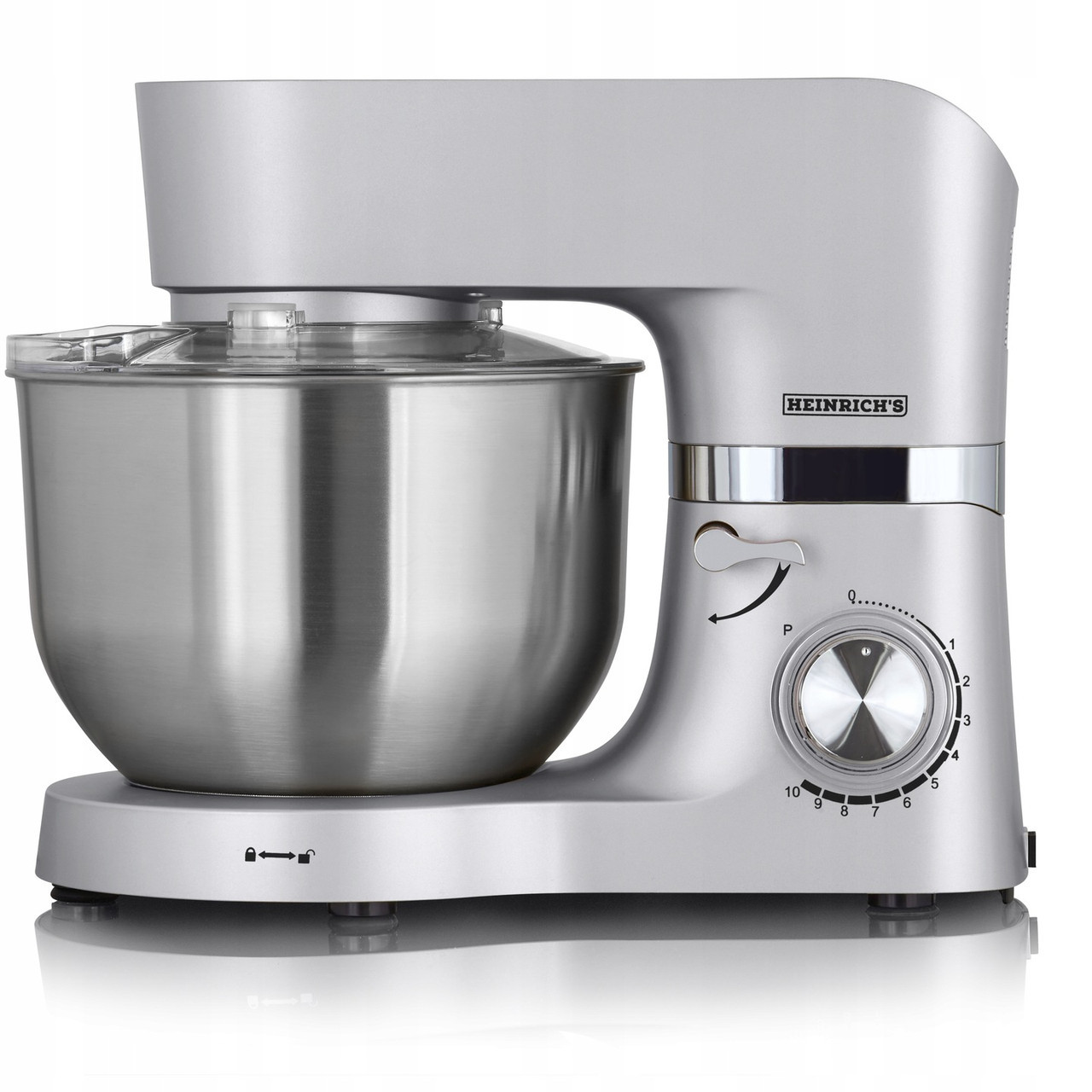 Міксер планетарний Heinrich's HKM 6278 Silber 6 л