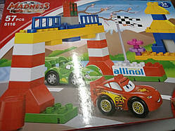 Конструктор Перегони великі деталі 57 деталей у коробці