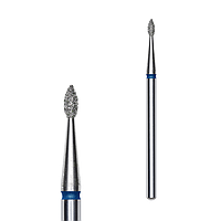 Фреза діамантова крапля синя EXPERT діаметр 1,6 мм / робоча частина 4 мм