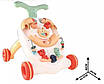 Ходунки дитячі каталка розвиваюча Перші кроки пальчикові ігри музичне брязкальце мелодії звук підсвічування, фото 8
