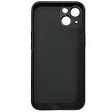 Накладка Glass Slim Case with Magsafe для iPhone 14- чорний, фото 2