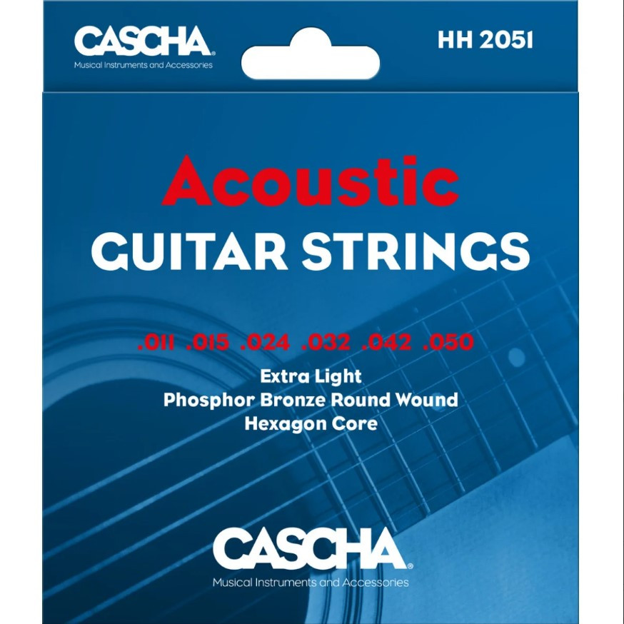Струни для акустичної гітари Cascha HH 2051 (.011 - .050)