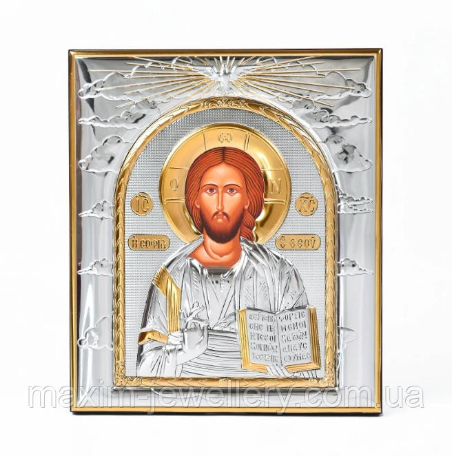 Срібна ікона "Ісуса Христа", фото 1