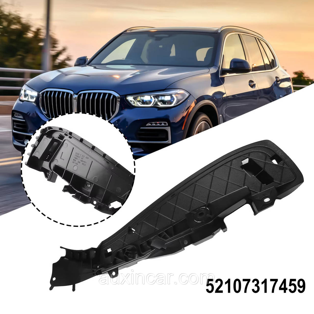Пластикова кришка сидіння ЛІВО до BMW 5 7 серії X5 F15 X6 F16 X6 M F86 52107317459
