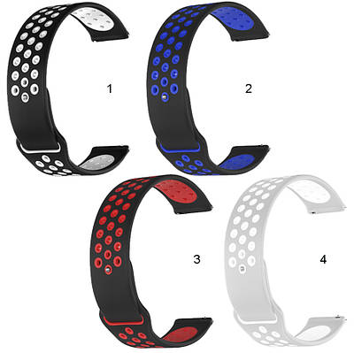 Перфорований ремінець для amazfit gtr 47mm / gtr 2 / 2e / 3 pro / gtr 4 / pace / stratos