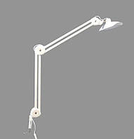 Настільна світлодіодна лампа безтіньова на струбціні Starlet 9501, 24 Вт, біла