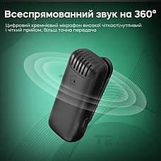 Професійний петличний мікрофон Ulanzi J12 Lightining для запису петличка для айфона iphone оригінальний, фото 4