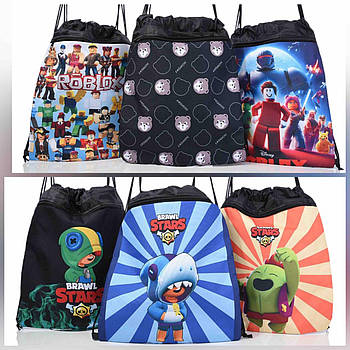 Рюкзак мішок спортивний із розширювачем 40*35 см у різних варіантах Panda