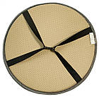 Подушка на стілець Supretto кругла на зав'язках 40x40 см сіра(9125), фото 2