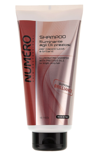 Шампунь для додання блиску з цінними маслами Brelil NUMERO 300мл
