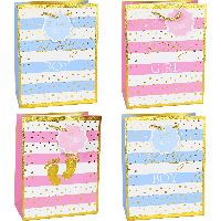 Подарунковий пакет "На виписку" S (18х23х10 см) 12 шт.