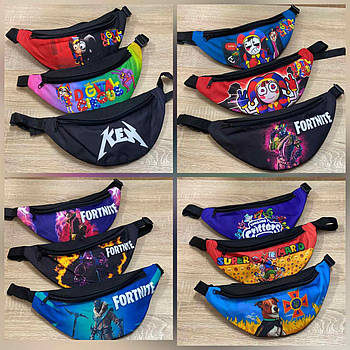 Бананка дитяча 30*15 на блискавці принт в різних варіантах Panda