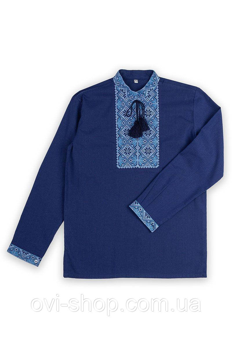 Дитяча вишиванка для хлопчика «Казачок» хакі, фото 1